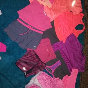 Sports wear 15 each or 25 for 2 sets